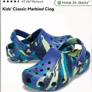Crocs Kids' Classic Marbled Clog